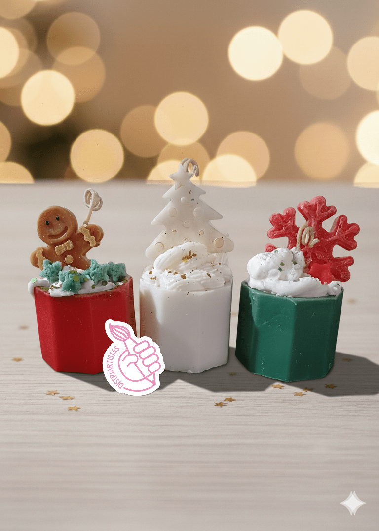 Curso de Velas Navideñas tipo Postre - Image 2