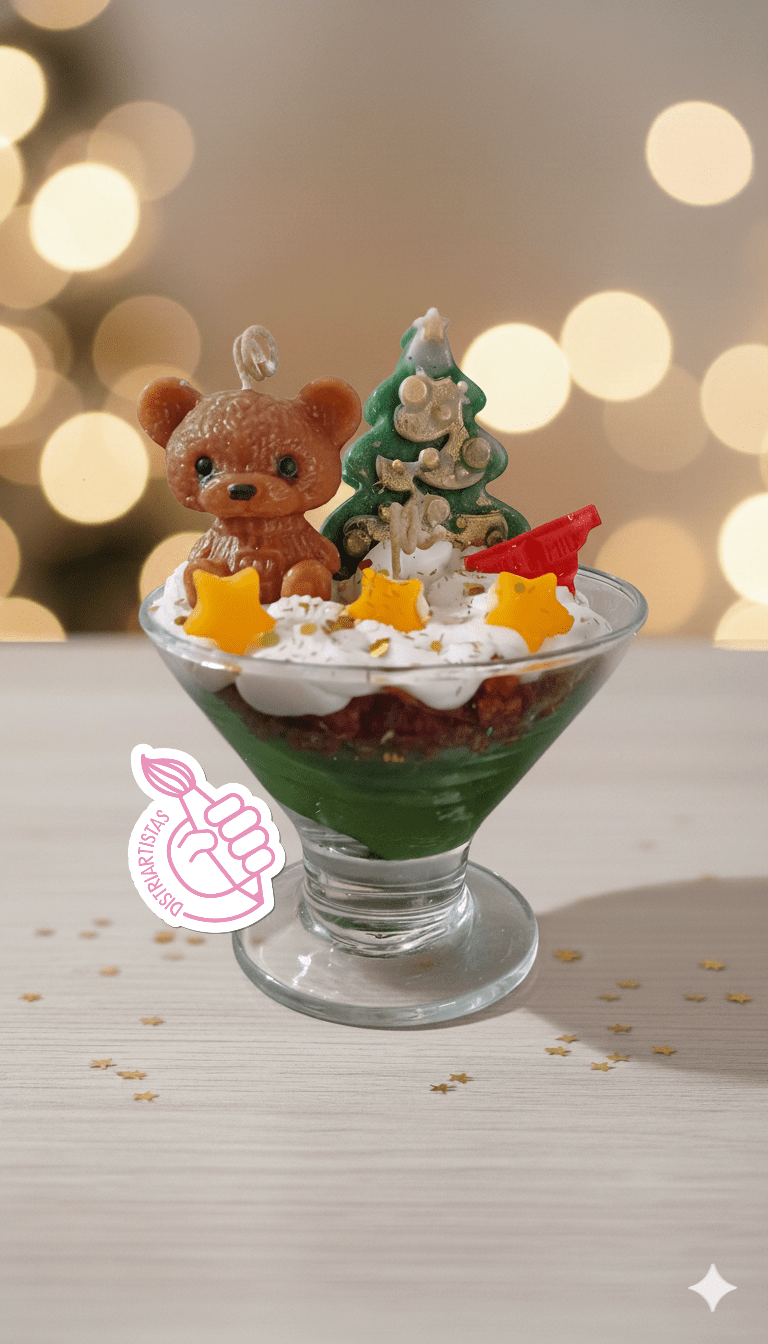 Curso de Velas Navideñas tipo Postre